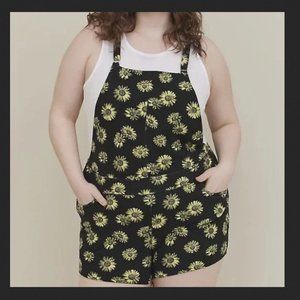 Floral Black Jumpsuit